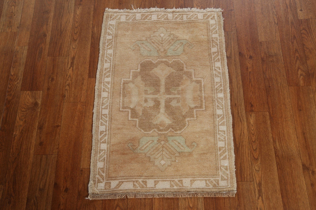 Antique Look Oushak Turkish Wool Rug 2x3