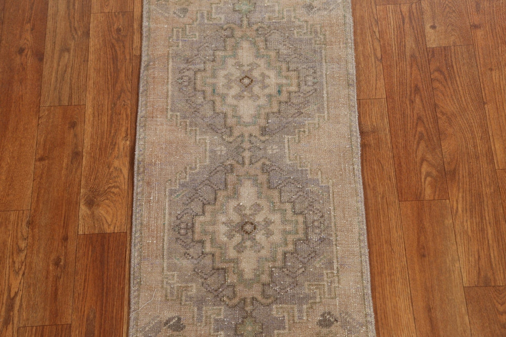 Antique Look Anatolian Handmade Turkish Rug 1x3