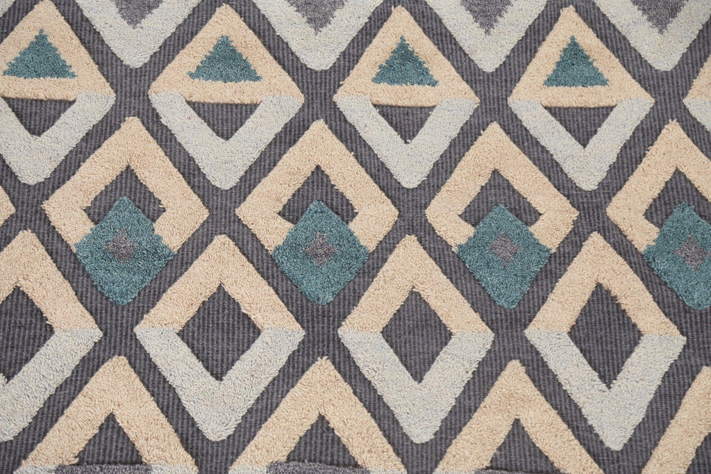 Trellis Wool Moroccan Oriental Area Rug 5x8