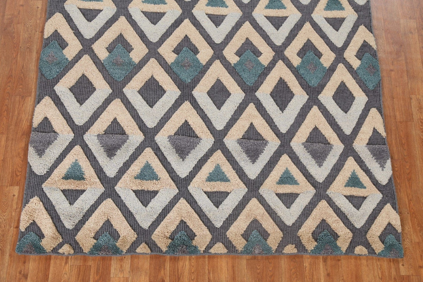 Trellis Wool Moroccan Oriental Area Rug 5x8