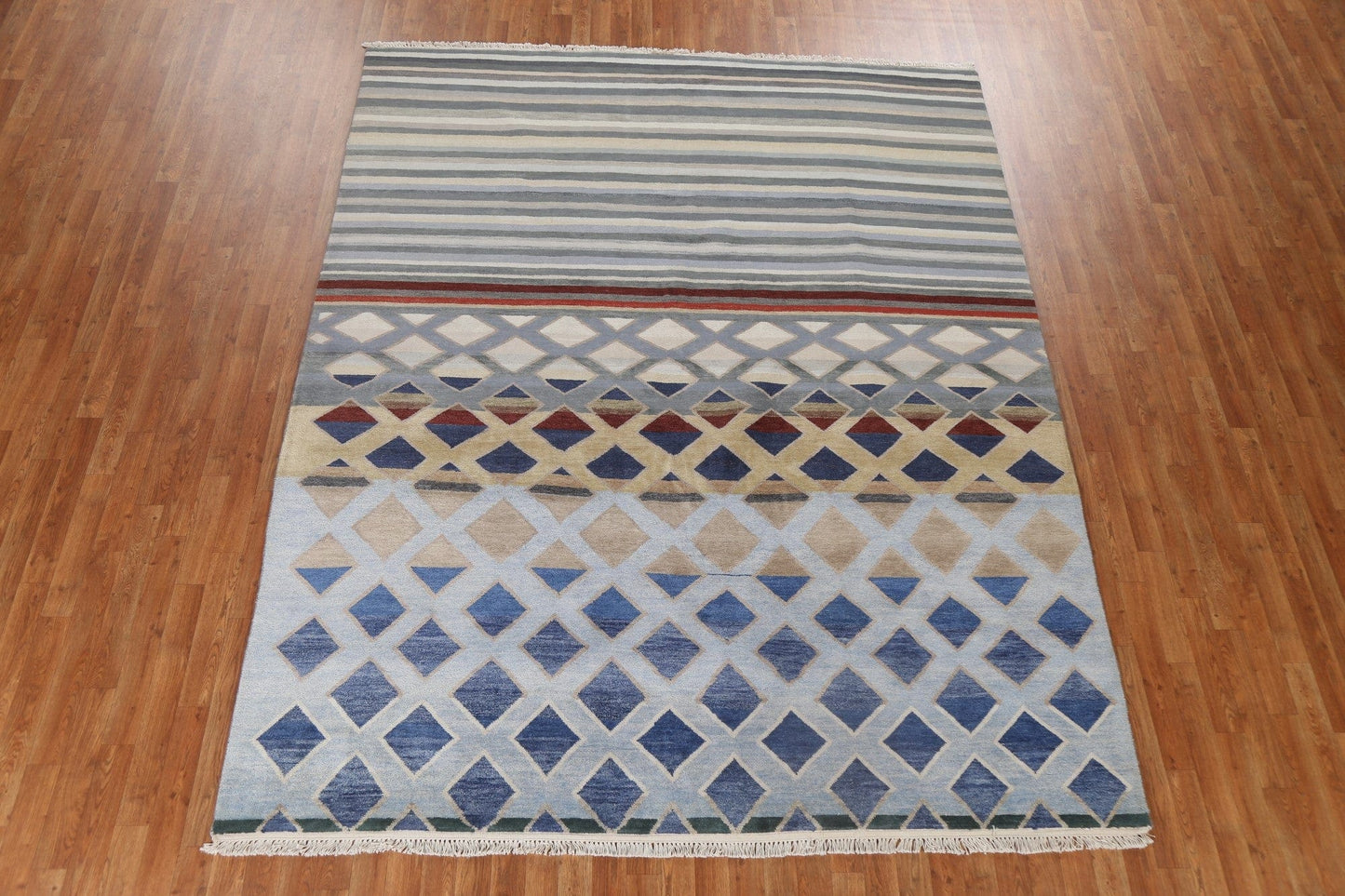 Handmade Abstract Oriental Area Rug 8x10