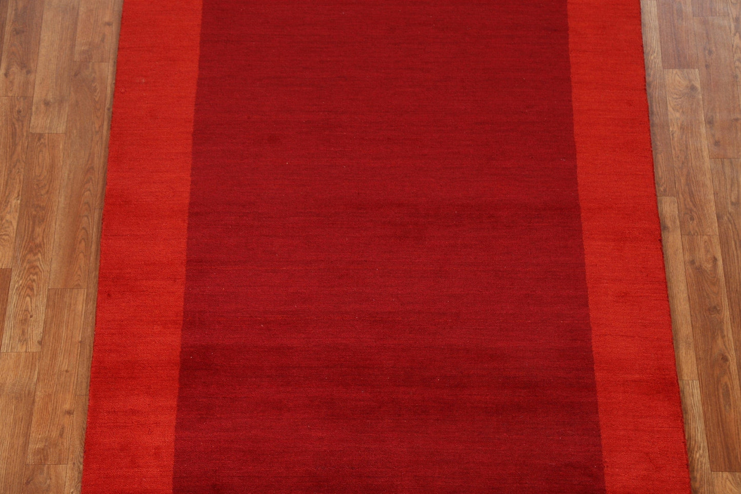 Red Wool Gabbeh Oriental Area Rug 4x6