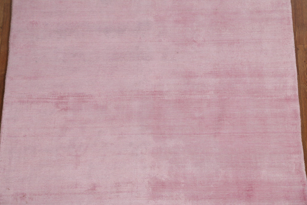 Contemporary Pink Gabbeh Oriental Wool Rug 4x6