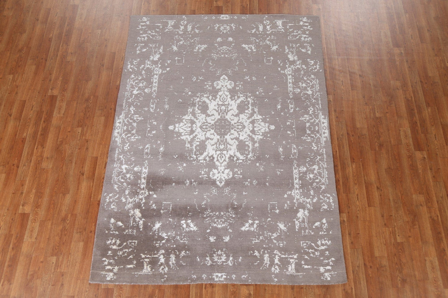 Handmade Wool Abstract Oriental Area Rug 6x8