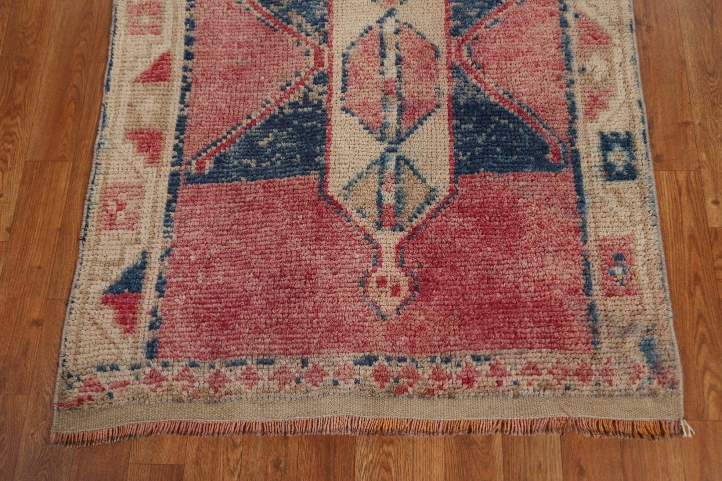 Antique Look Wool Oushak Turkish Runner Rug 3x10