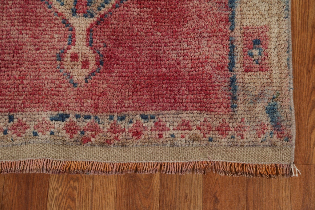 Antique Look Wool Oushak Turkish Runner Rug 3x10