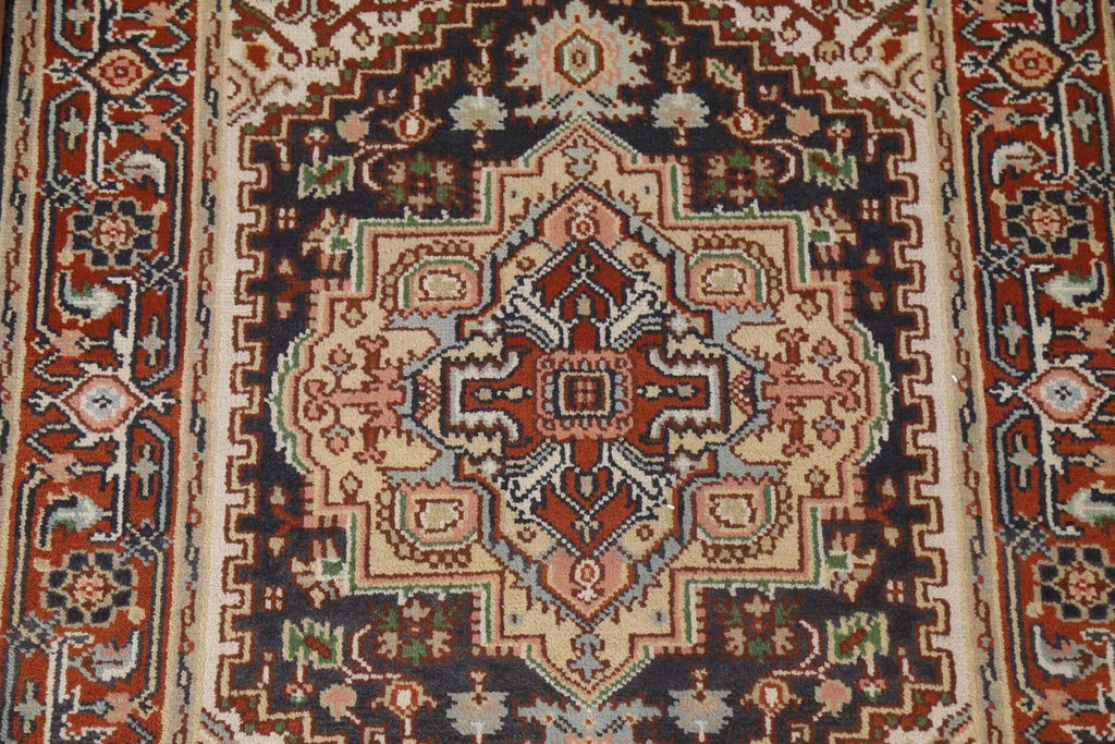 Geometric Heriz Serapi Oriental Area Rug 4x6