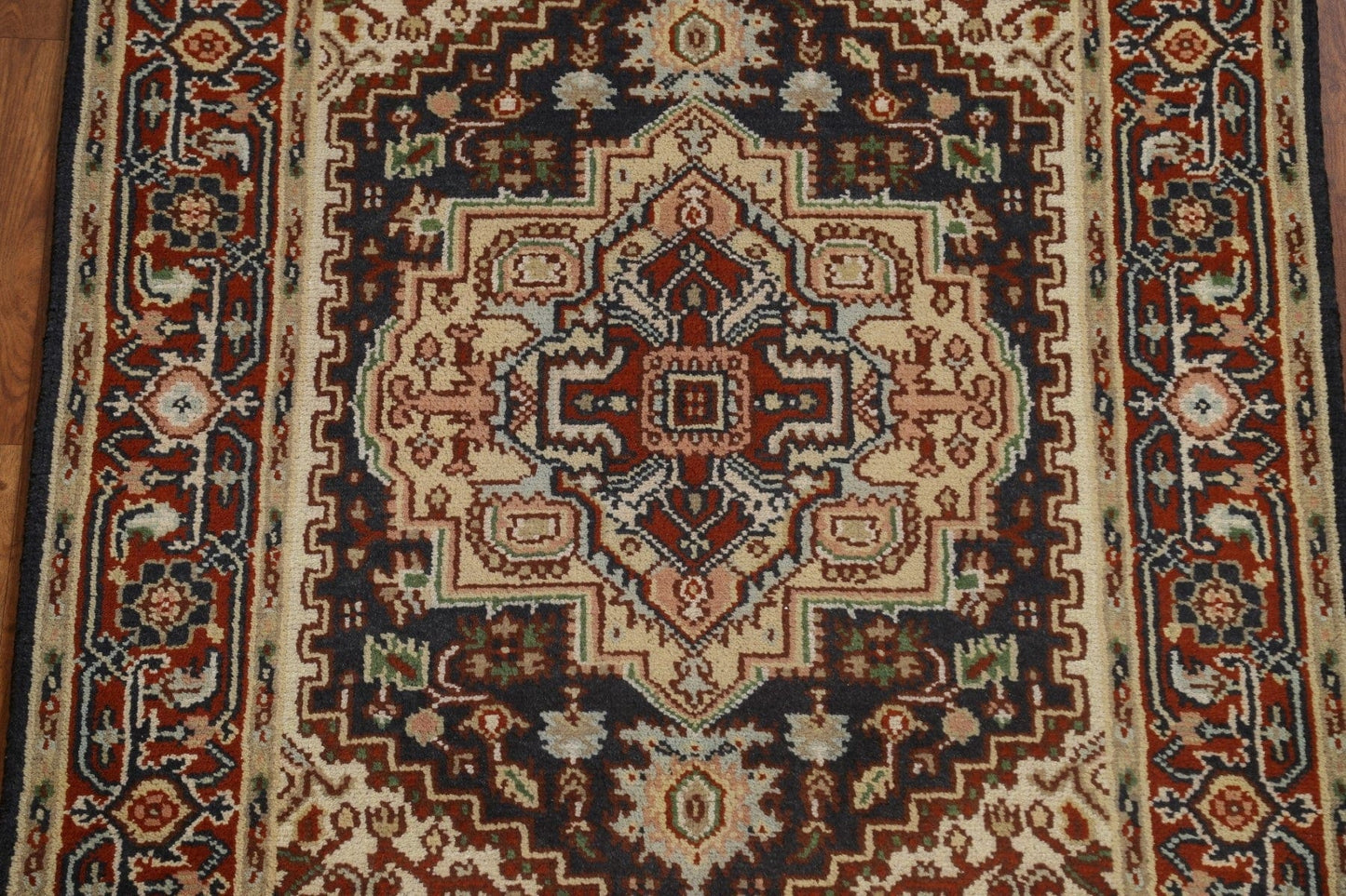 Geometric Heriz Serapi Oriental Area Rug 4x6