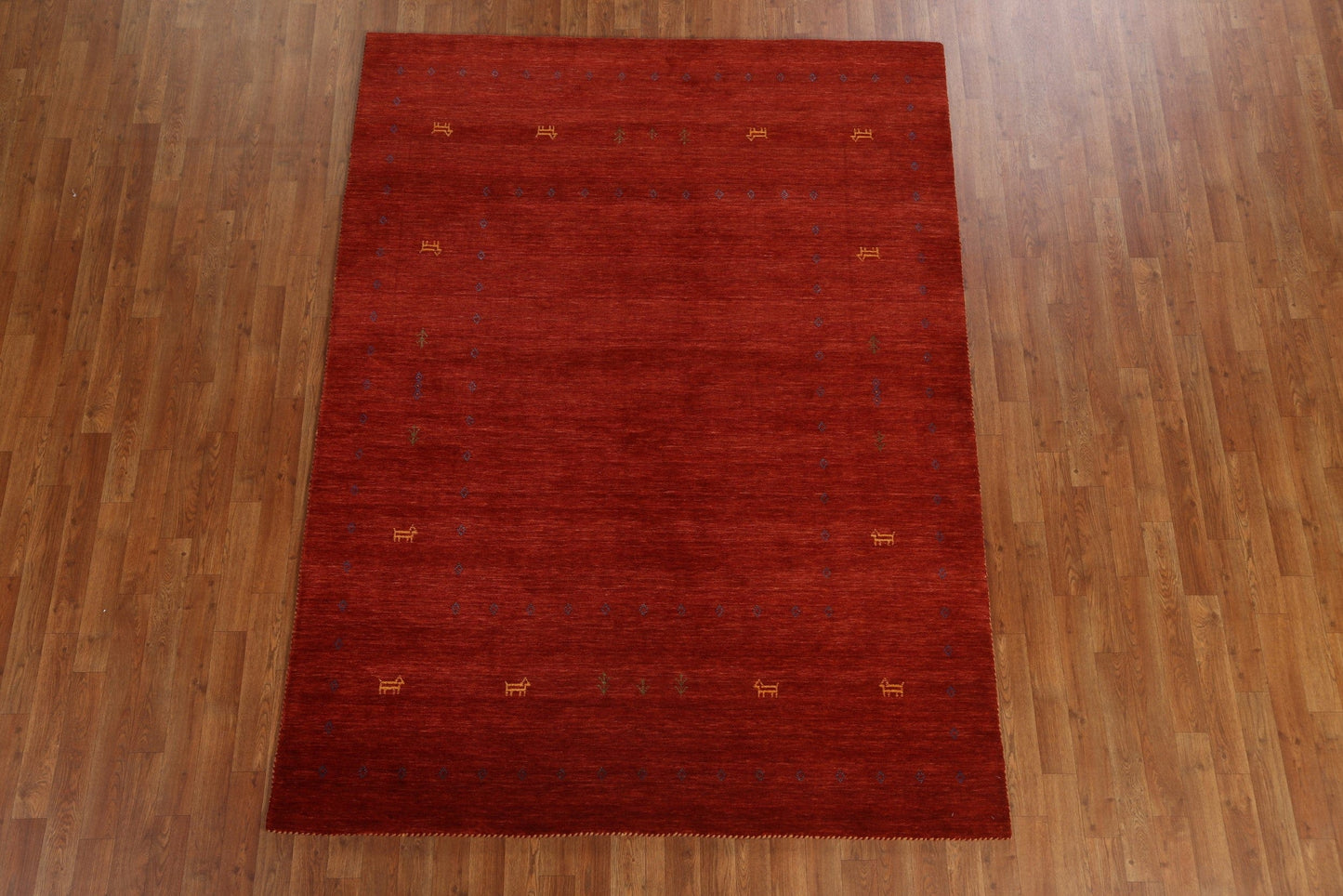 Red Gabbeh Oriental Handmade Rug 6x8