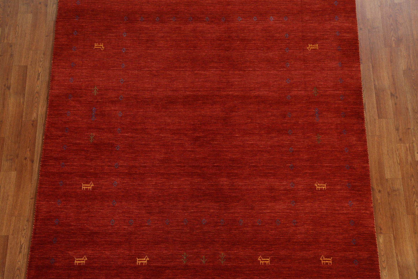 Red Gabbeh Oriental Handmade Rug 6x8