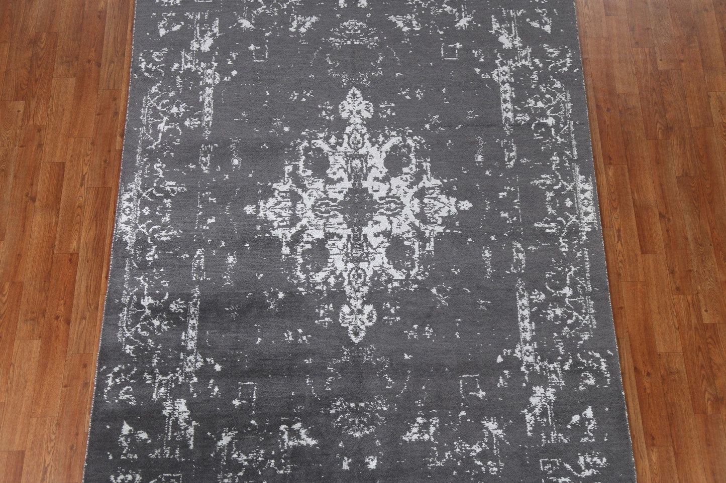 Handmade Wool & Silk Abstract Oriental Area Rug 6x8