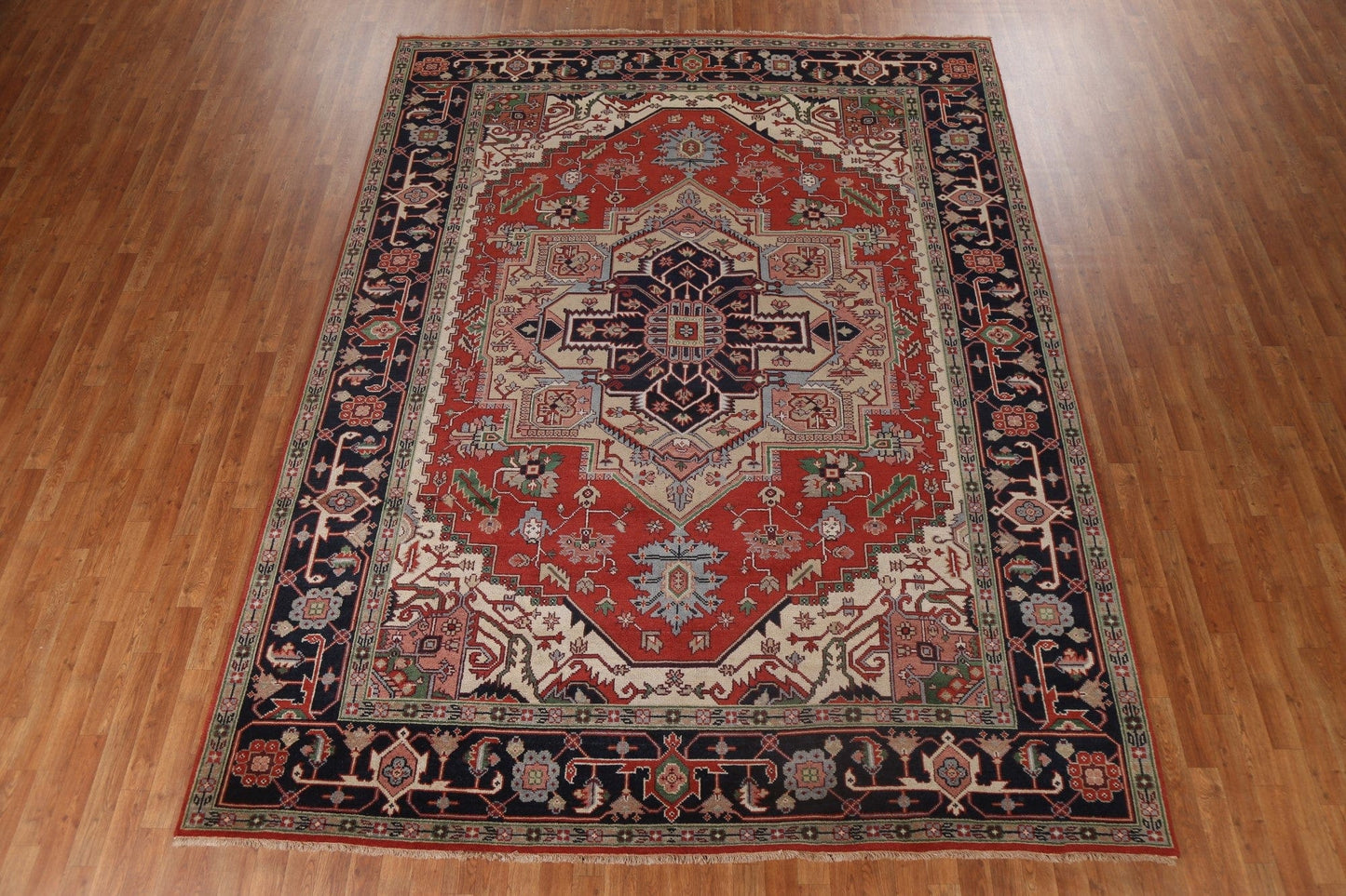 Geometric Heriz Serapi Oriental Area Rug 9x12