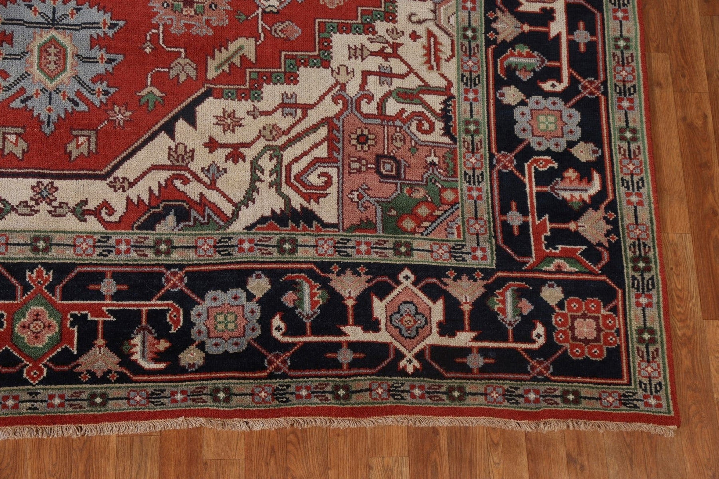 Geometric Heriz Serapi Oriental Area Rug 9x12