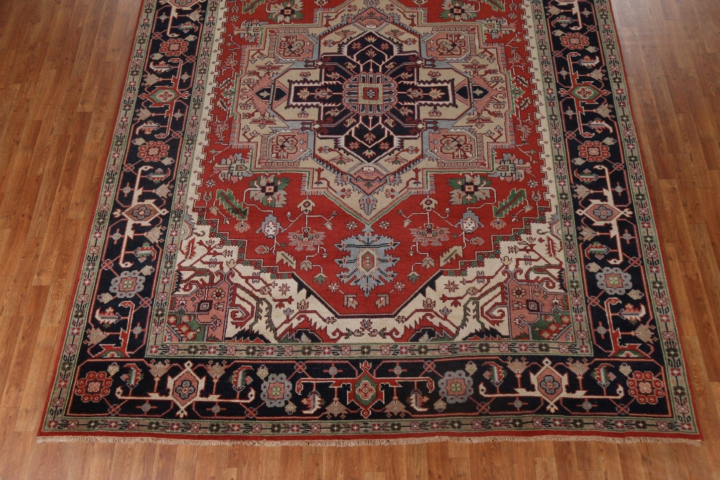 Geometric Heriz Serapi Oriental Area Rug 9x12