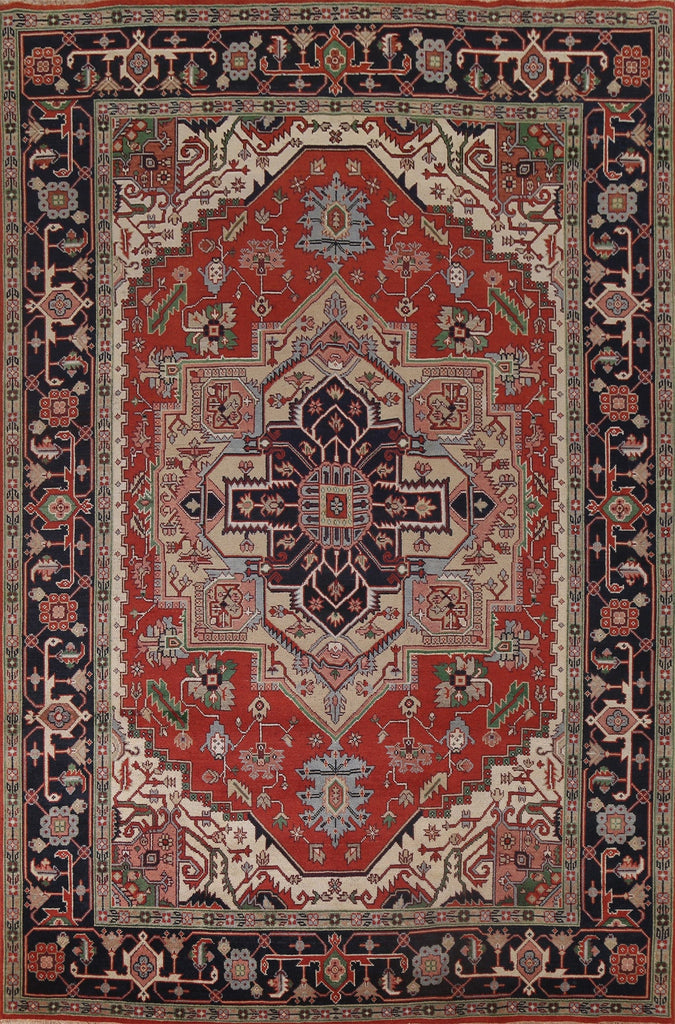 Geometric Heriz Serapi Oriental Area Rug 9x12