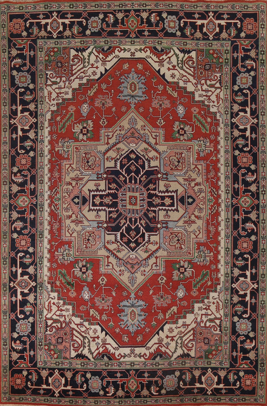 Geometric Heriz Serapi Oriental Area Rug 9x12