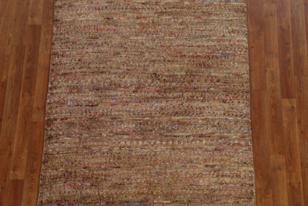 Handmade Abstract Oriental Area Rug 4x6