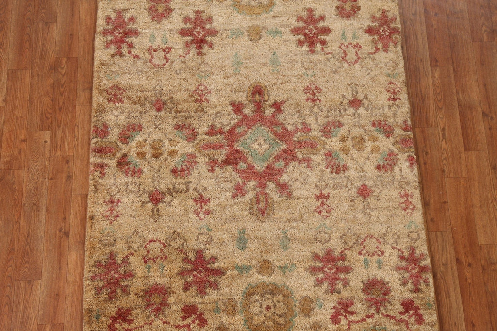 Handmade Abstract Oriental Area Rug 4x6