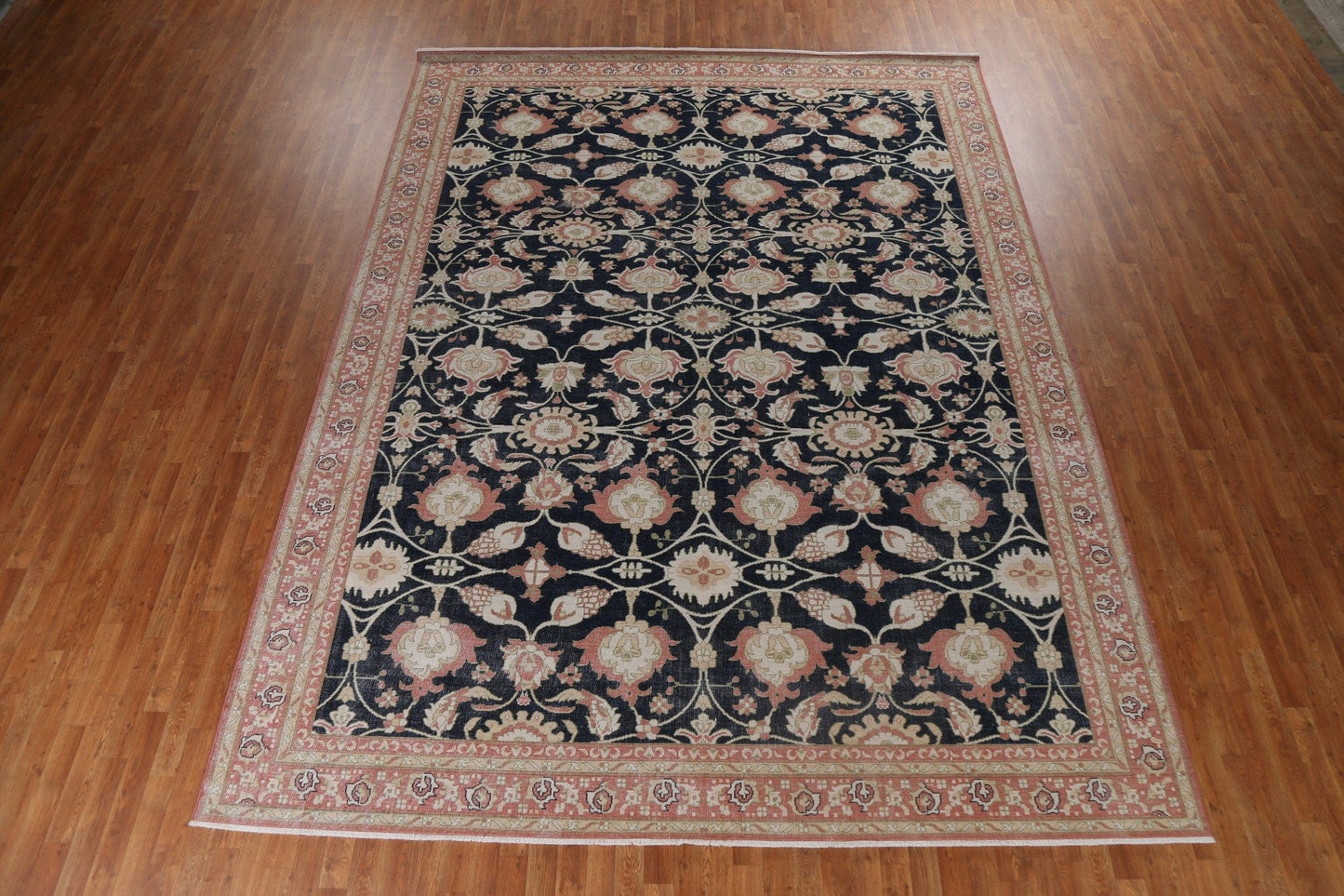 Hand-Knotted Sultanabad Ziegler Turkish Area Rug 10x13