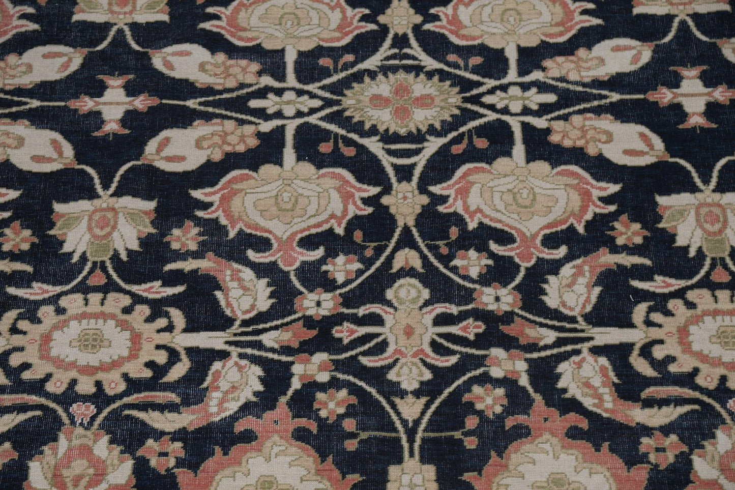 Hand-Knotted Sultanabad Ziegler Turkish Area Rug 10x13