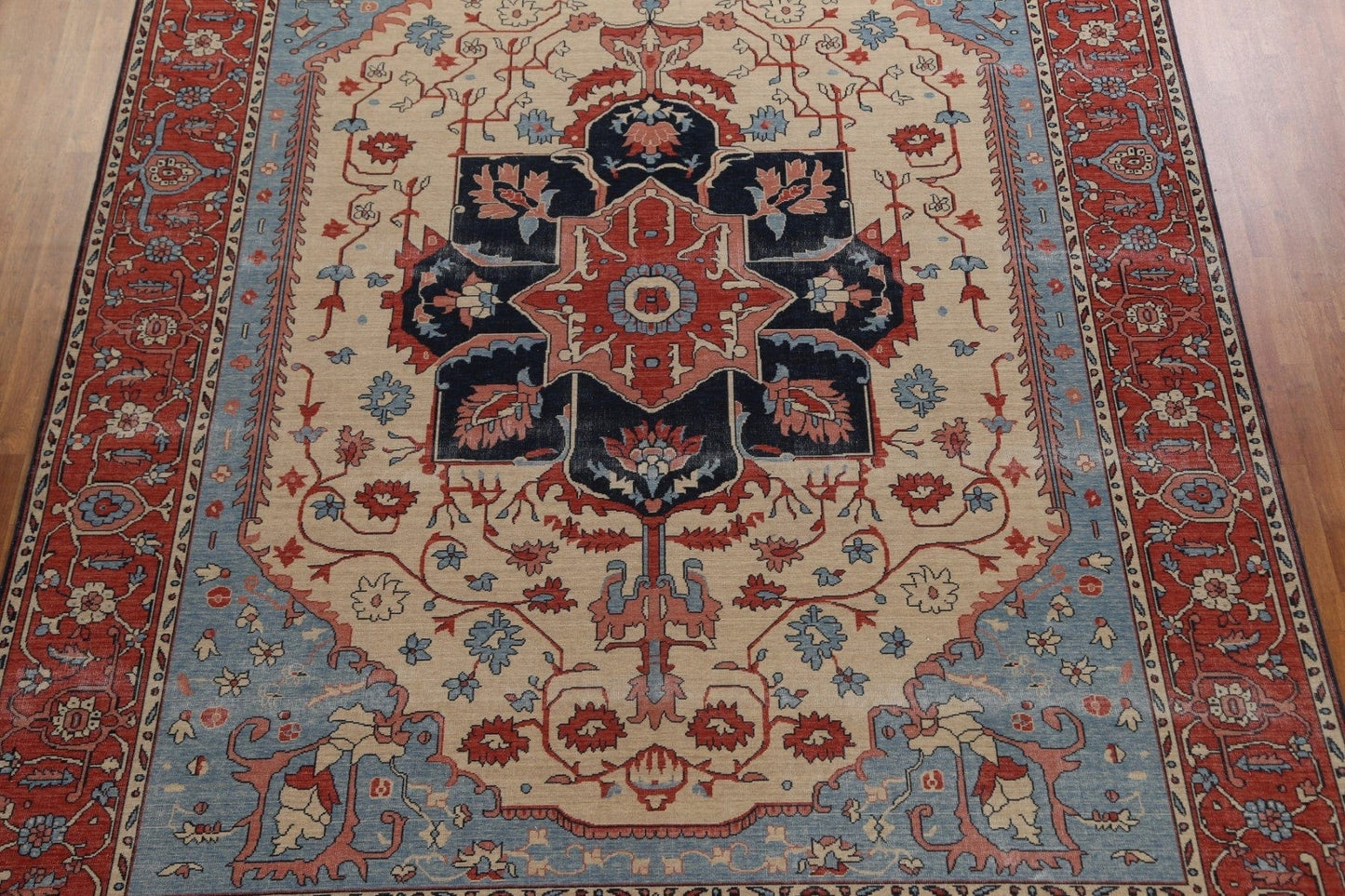 Handmade Heriz Serapi Turkish Area Rug 10x13