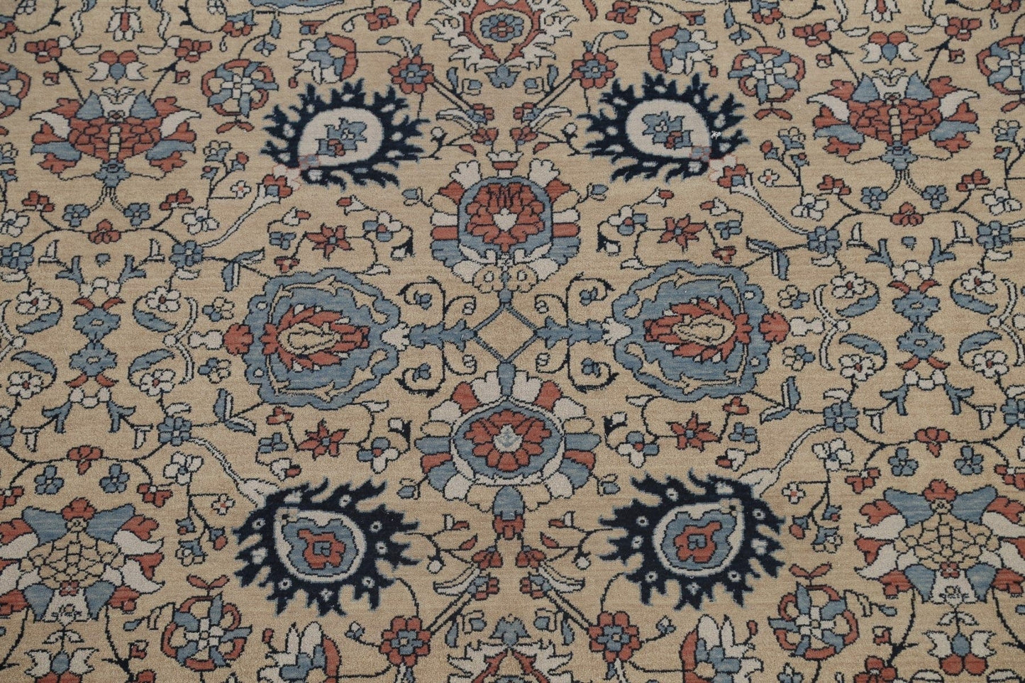 Hand-Knotted Sultanabad Ziegler Turkish Rug 10x13