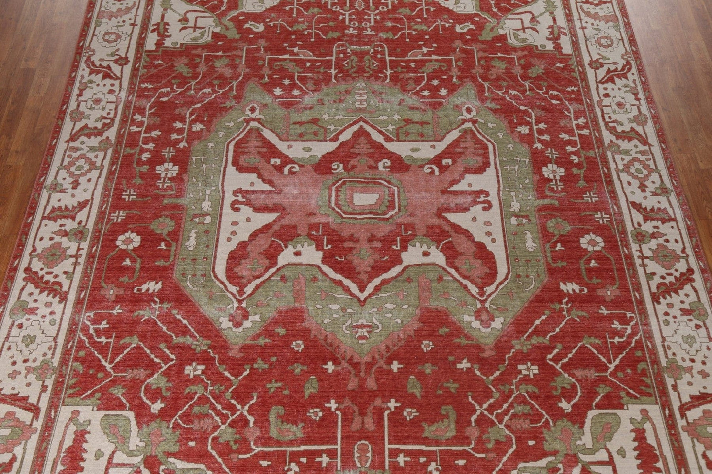 Handmade Wool Heriz Serapi Turkish Area Rug 10x13