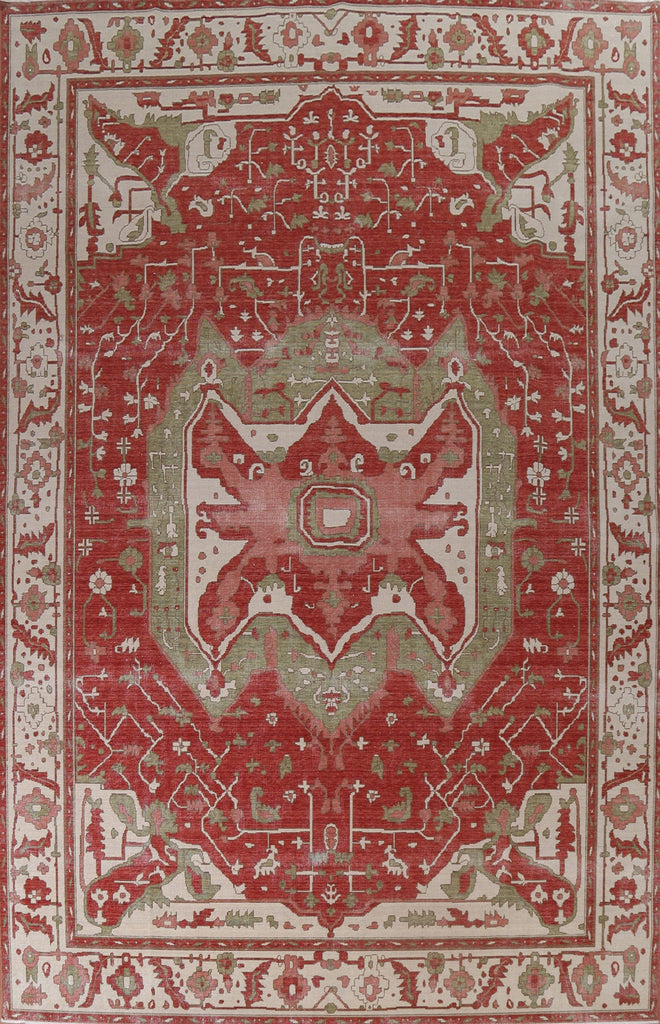 Handmade Wool Heriz Serapi Turkish Area Rug 10x13