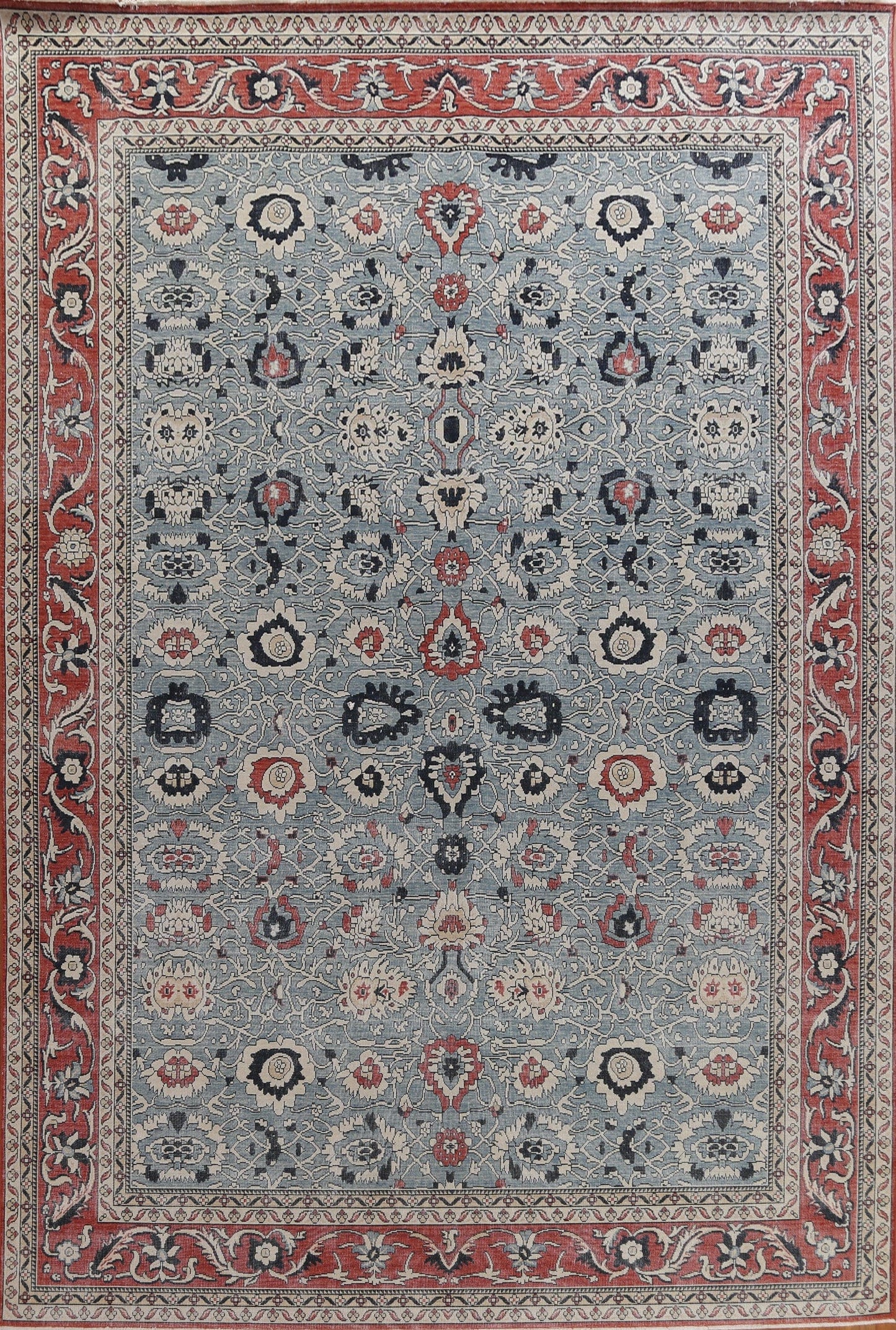 Floral Sultanabad Ziegler Wool Turkish Rug 10x13