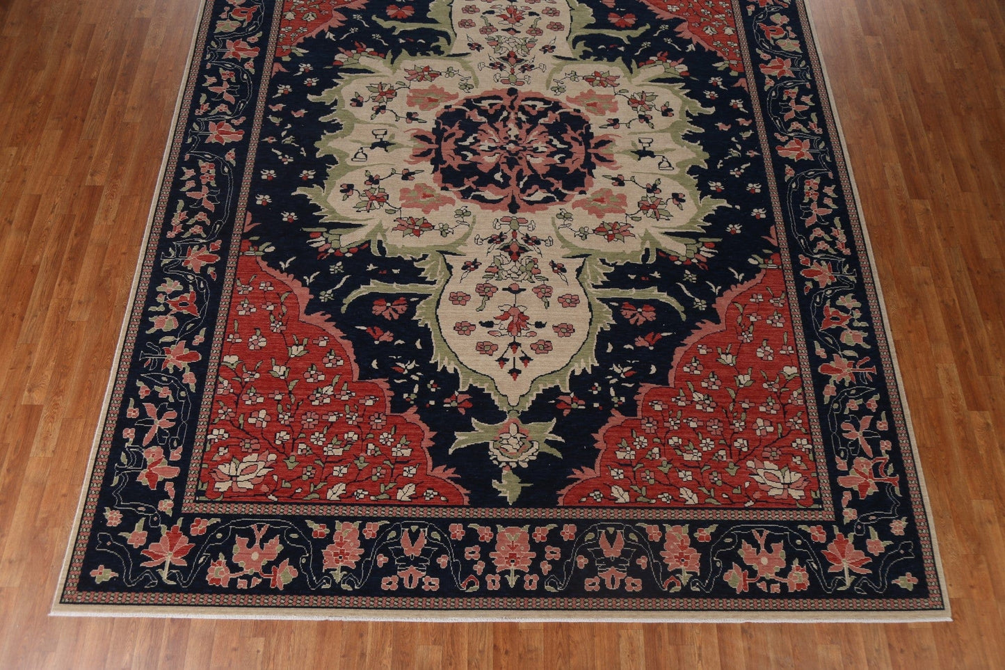 Floral Sarouk Farahan Turkish Wool Rug 10x13