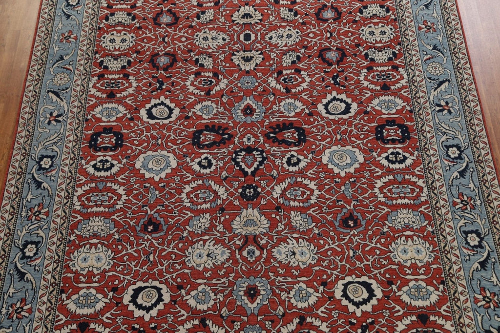 Red Wool Sultanabad Ziegler Turkish Area Rug 10x13