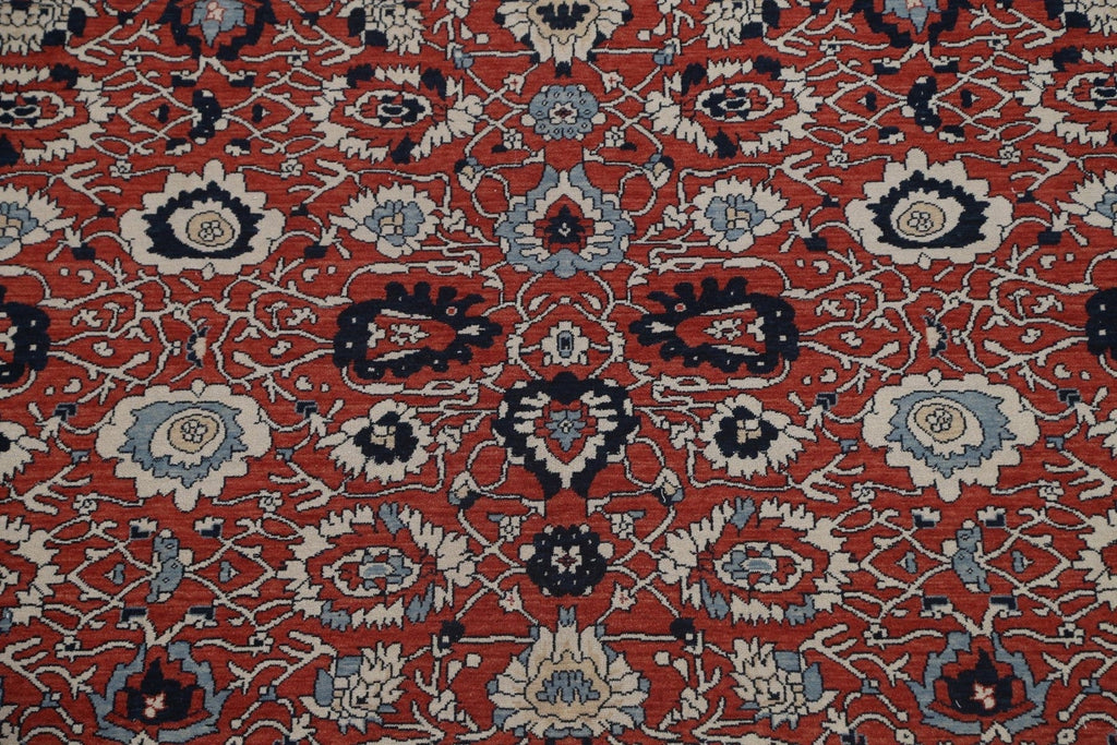 Red Wool Sultanabad Ziegler Turkish Area Rug 10x13