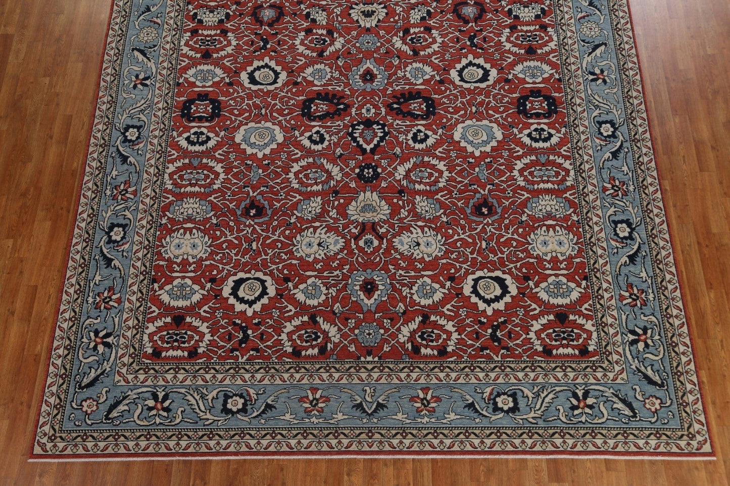 Red Wool Sultanabad Ziegler Turkish Area Rug 10x13