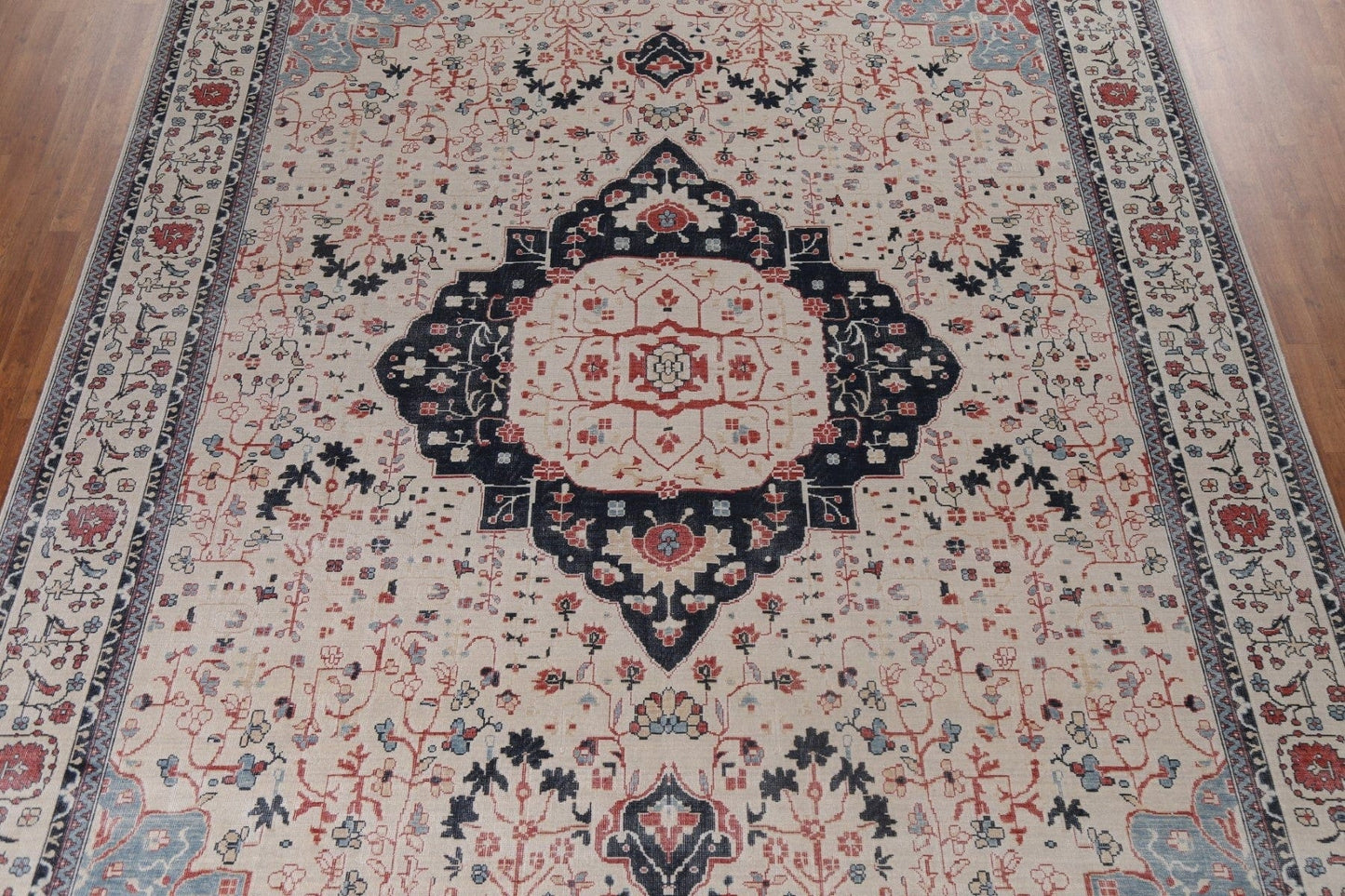 Handmade Kashan Mohtasham Turkish Area Rug 10x13