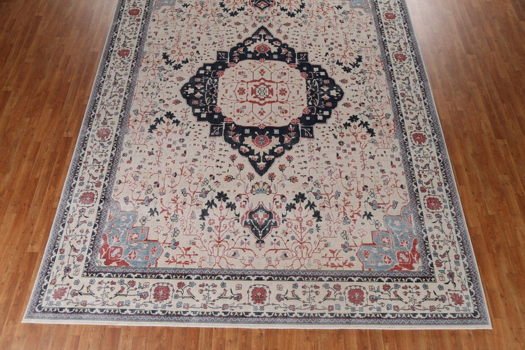 Handmade Kashan Mohtasham Turkish Area Rug 10x13