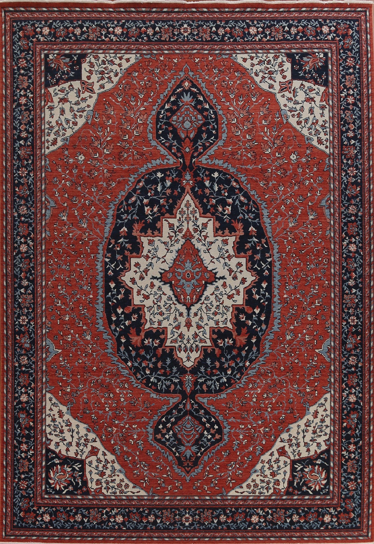 Handmade Sarouk Farahan Turkish Area Rug 10x13