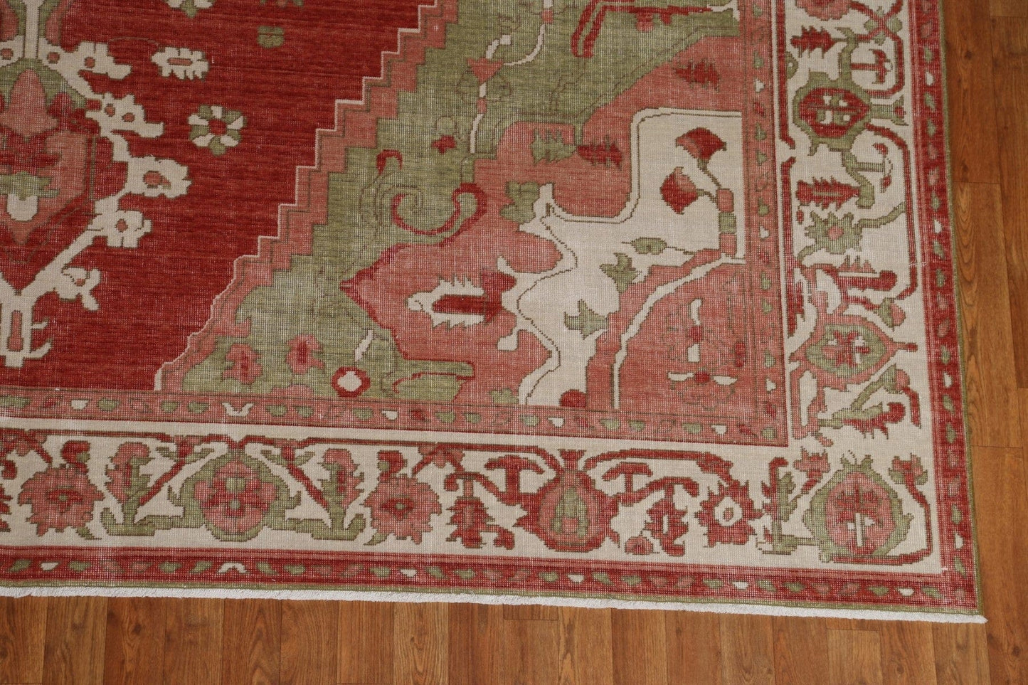 Red Heriz Serapi Handmade Turkish Rug 10x13