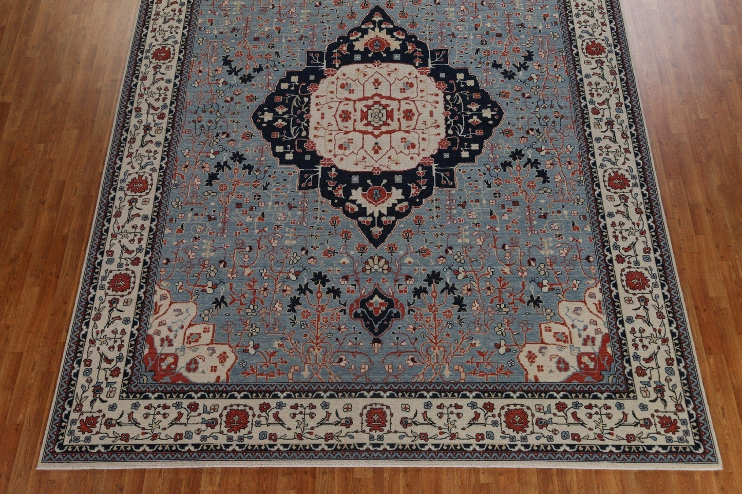 Handmade Kashan Mohtasham Turkish Area Rug 10x13