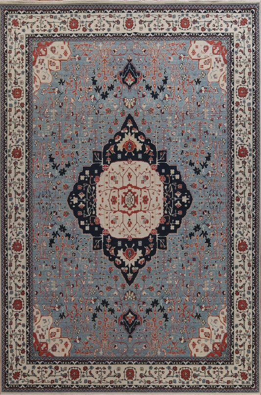 Handmade Kashan Mohtasham Turkish Area Rug 10x13