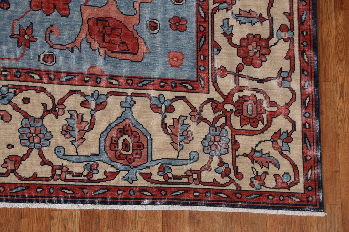 Hand-Knotted Heriz Serapi Oriental Area Rug 10x13