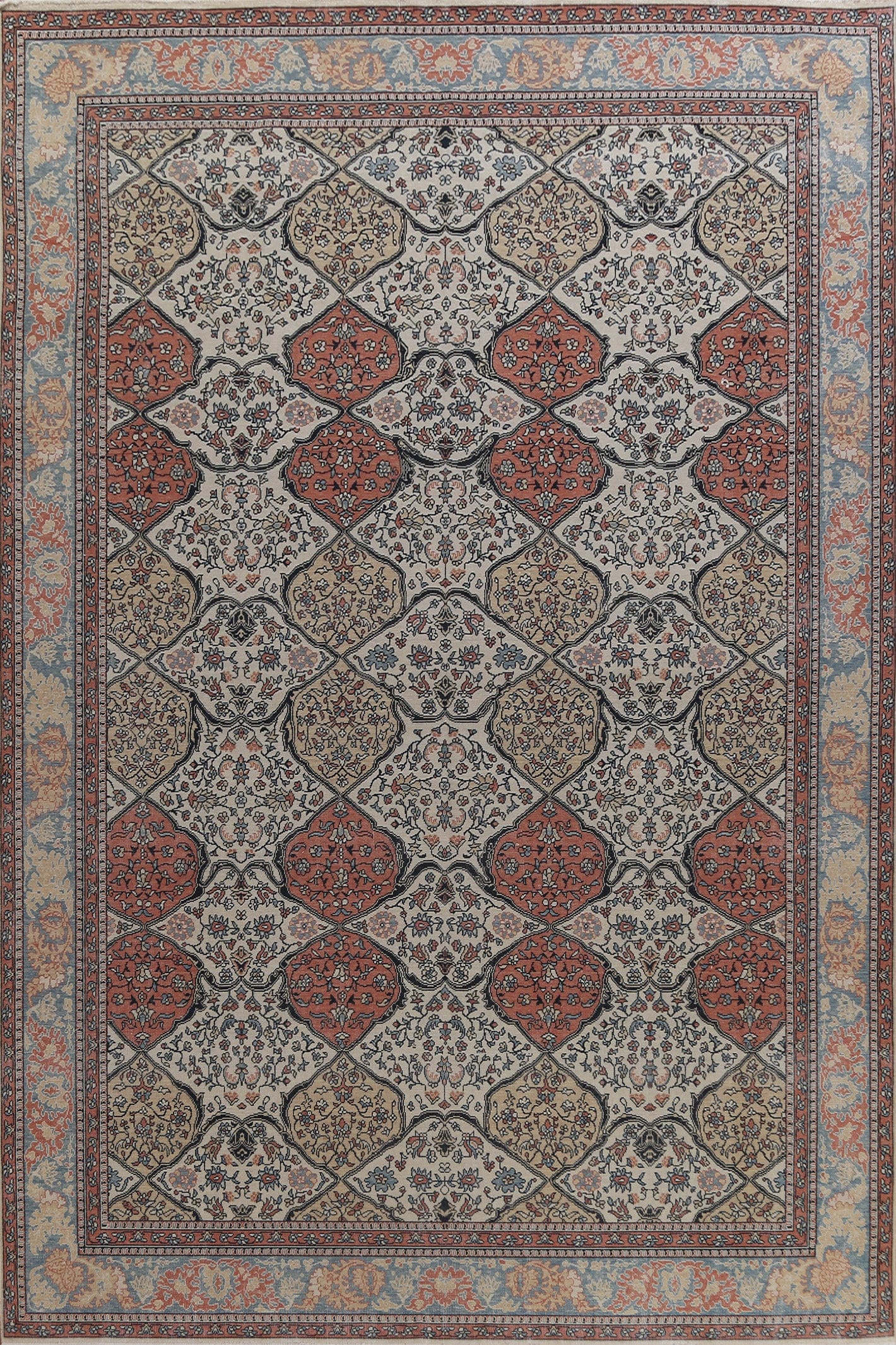 Handmade Bakhtiari Turkish Area Rug 10x13