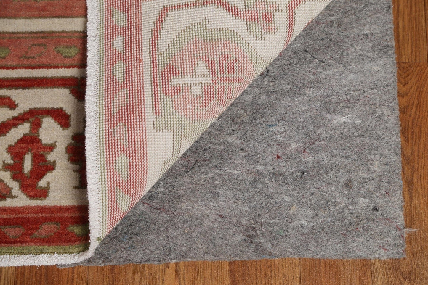 Geometric Red Heriz Serapi Wool Turkish Rug 9x12