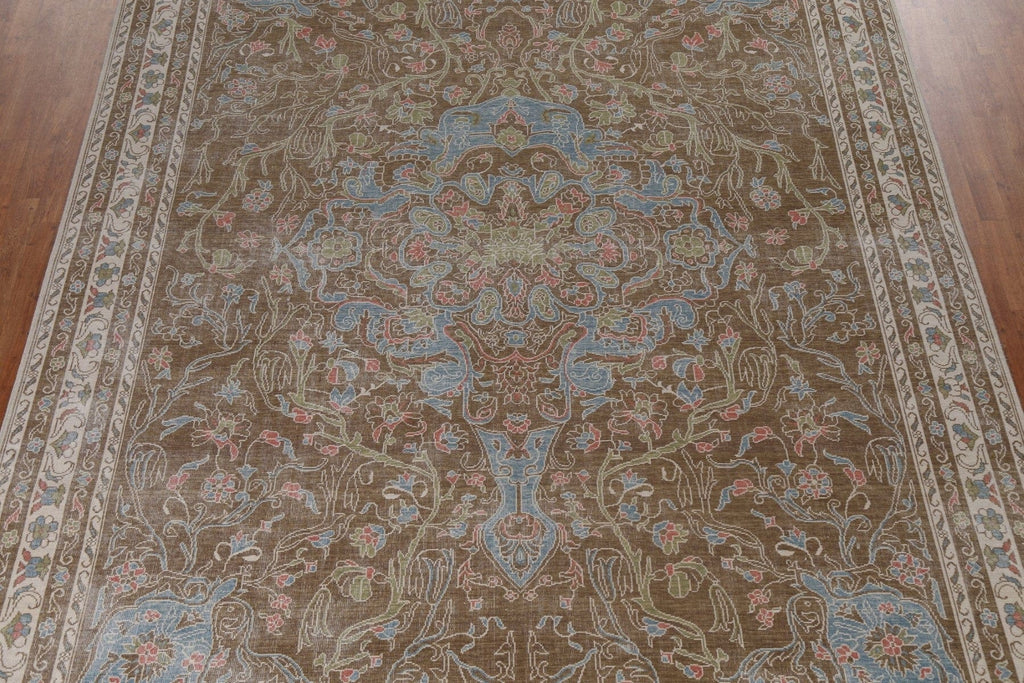 Handmade Wool Oushak Turkish Area Rug 9x12