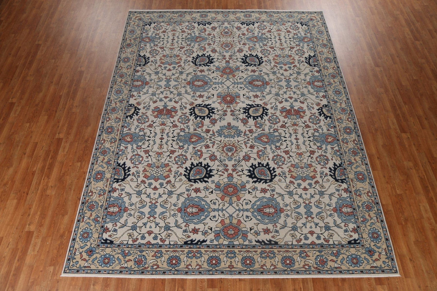 Hand-Knotted Ziegler Oriental Area Rug 9x12