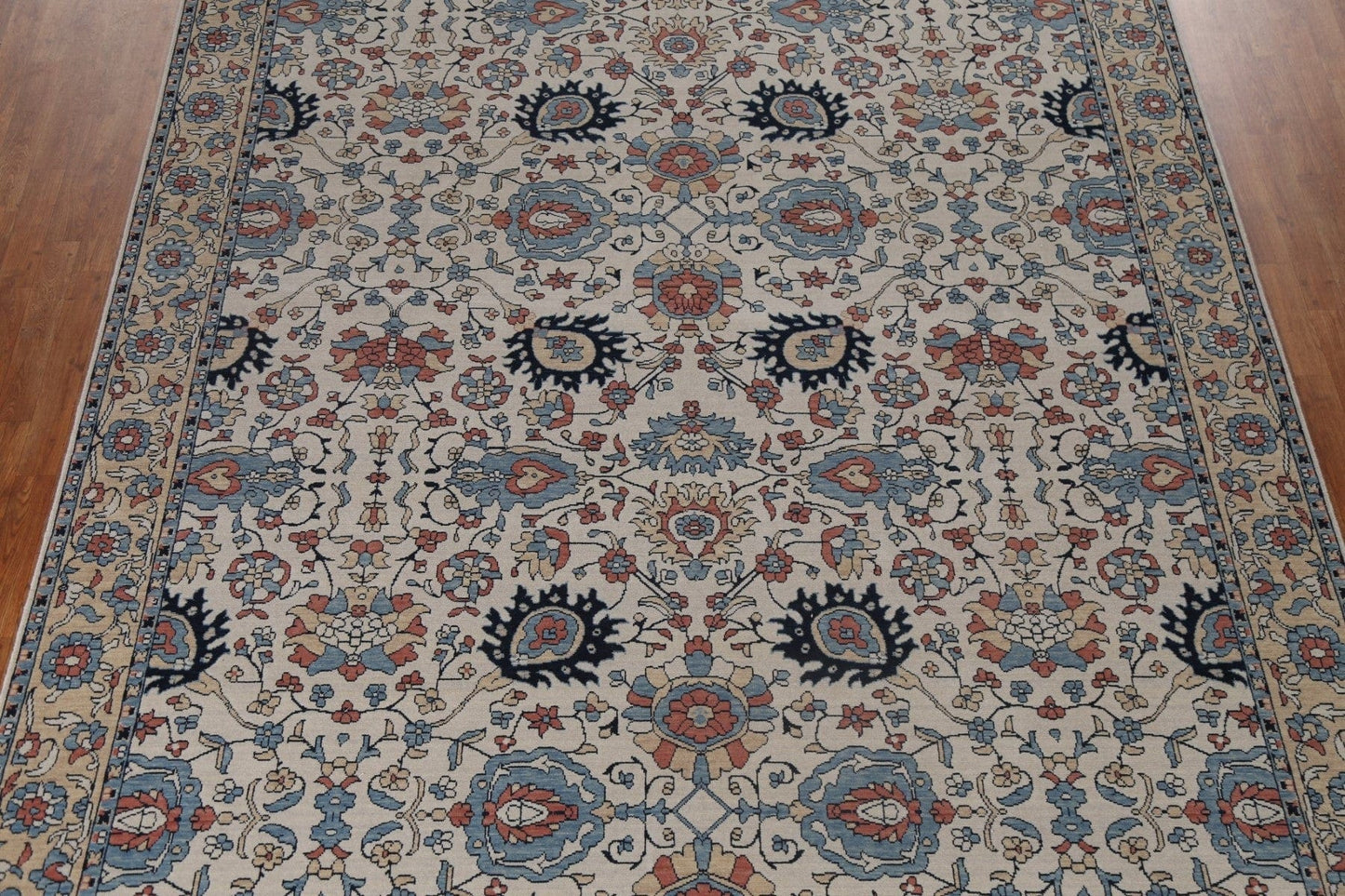 Hand-Knotted Ziegler Oriental Area Rug 9x12