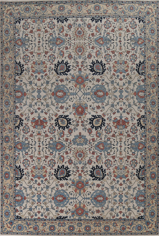 Hand-Knotted Ziegler Oriental Area Rug 9x12