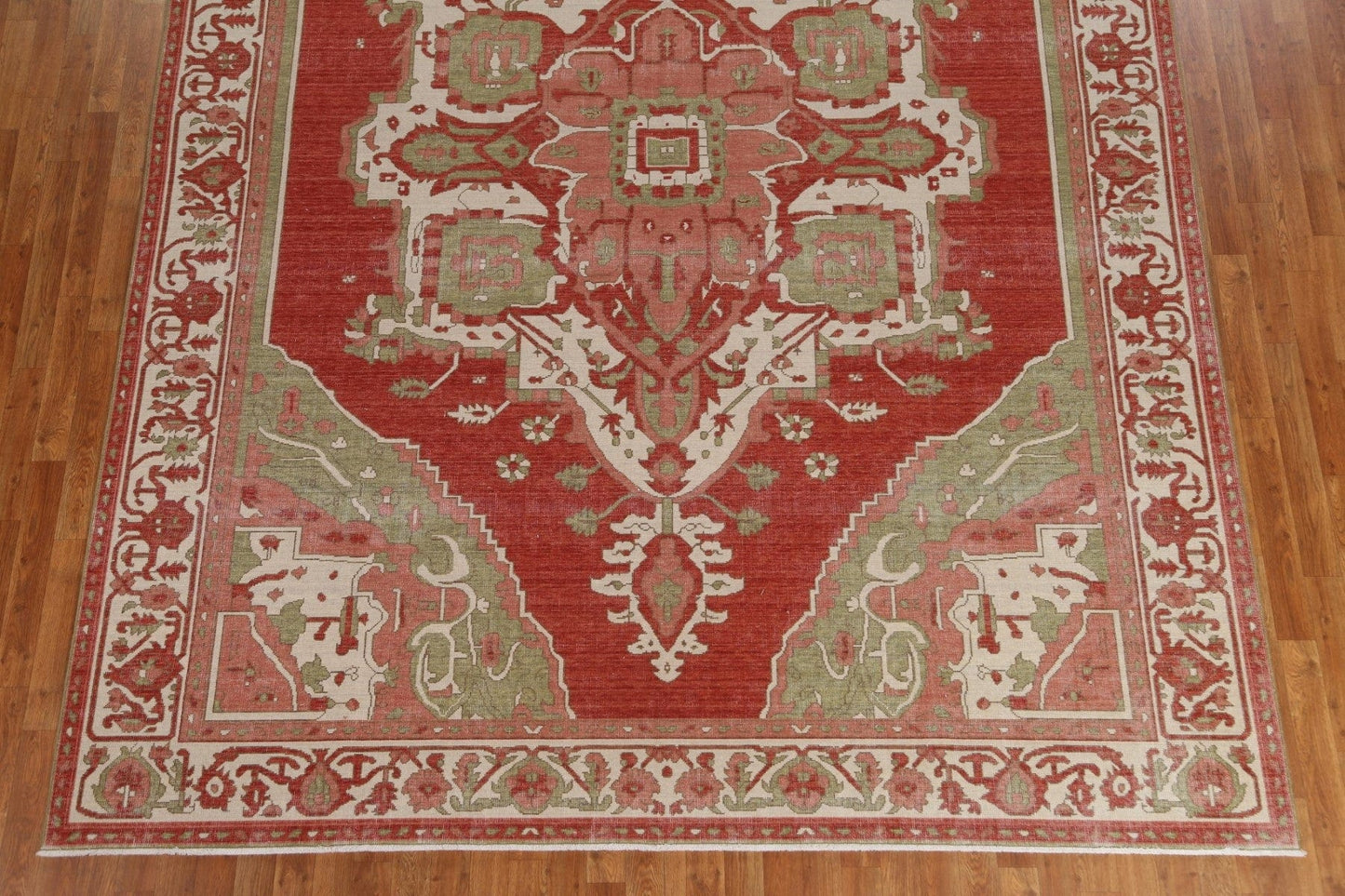 Hand-Knotted Heriz Serapi Oriental Area Rug 9x12