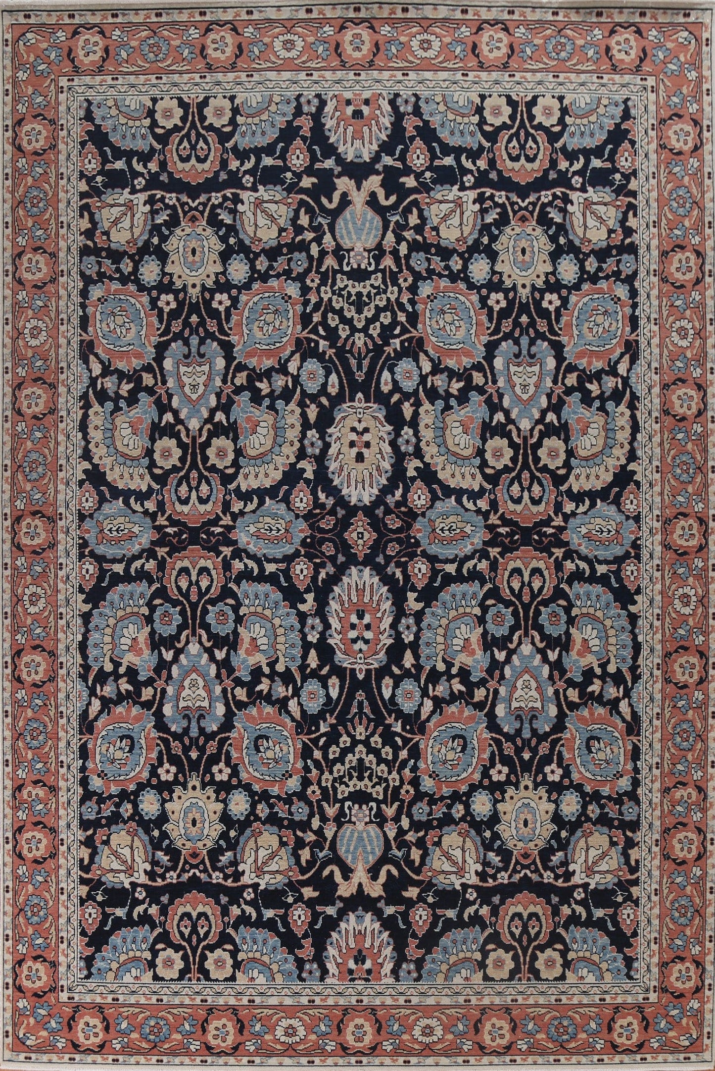 Handmade Ziegler Wool Turkish Rug 9x12