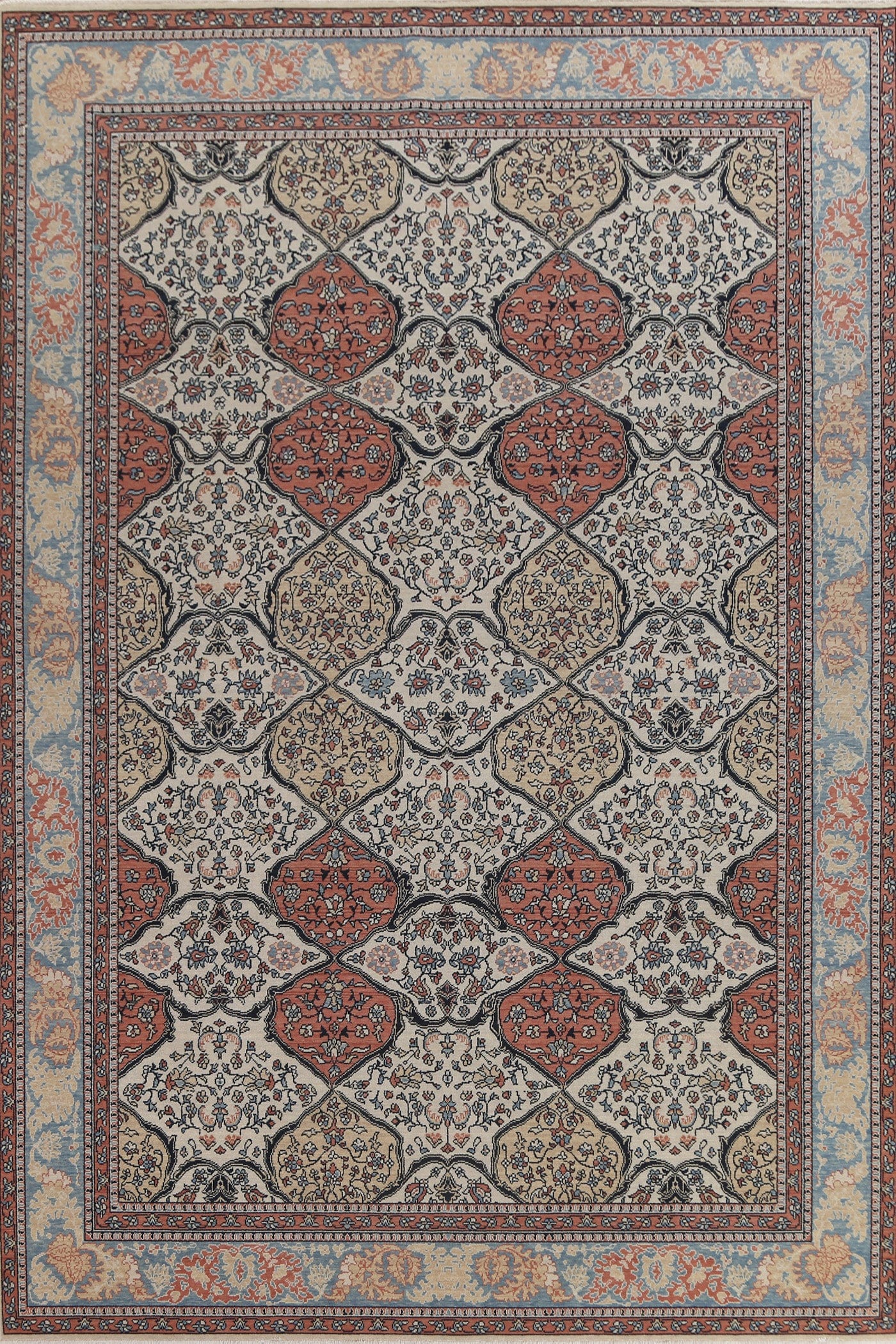 Handmade Wool Bakhtiari Oriental Area Rug 9x12