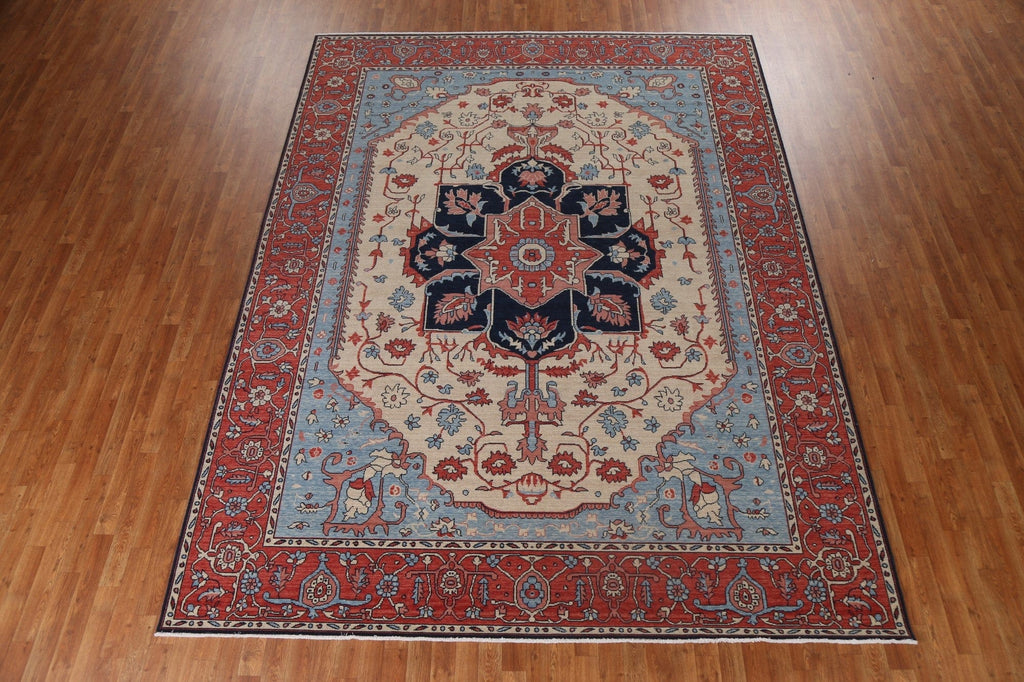 Handmade Heriz Serapi Turkish Area Rug 9x12